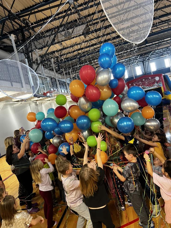 balloons and kids